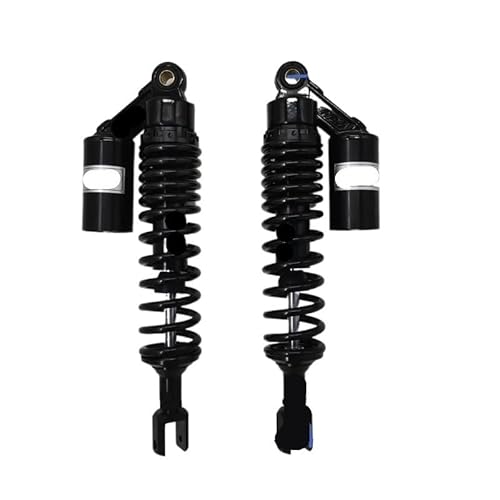 Spring Shock Absorber Universal 330mm 335mm 340mm Motorrad Luftstoßdämpfer für CB750K GL1000 GSX1100 für Ya&maha für Su&zuki Schwarz von CJHGD