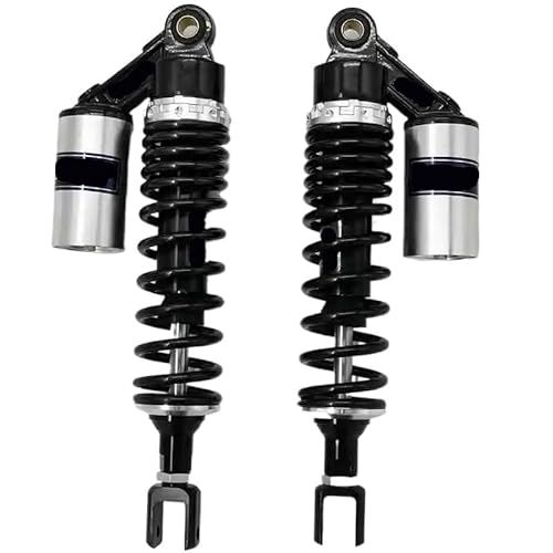 Spring Shock Absorber Universal 330mm Motorrad Luftstoßdämpfer für CB750K GL1000 GSX1100 für Ya&maha für Su&zuki Silber & Schwarz von CJHGD