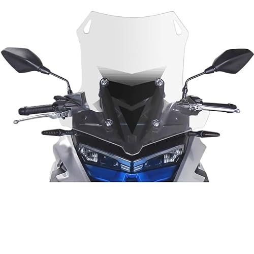 Windschutzscheibe Motorräder Für Lo&ncin Für VOGE Für Valico DS525X DSX525 Motorrad Frontscheibe Windschutz Deflektor Zubehör Erhöhen Windschutzscheibe von CJHGD