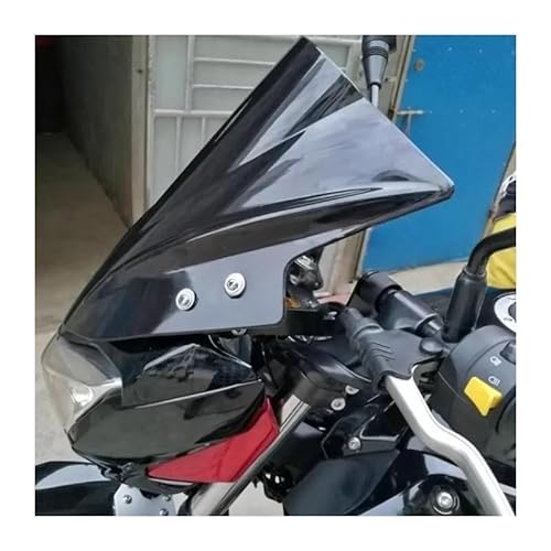 Windschutzscheibe Motorräder Für SU&ZUKI GW250 Motorrad Frontscheibe Windschutz Schutz Mit Halterung Motorrad Windschutzscheibe Air Deflektor von CJHGD