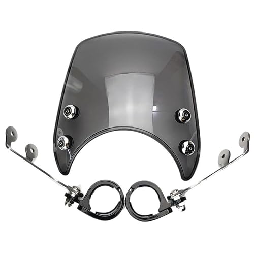 Windschutzscheibe Motorräder Für Sportster XL 883 1200 Für Modelle 2004-2019 Motorrad 39mm-41mm Windschutzscheibe Windschutzscheibe Aluminium Motorrad Windschutzscheibe von CJHGD