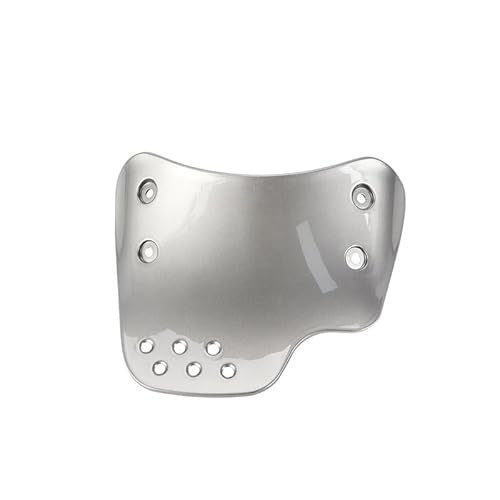 Windschutzscheibe Motorräder Motorrad-Windschutzscheiben-Windschutzscheiben-Bildschirmschutz, Motorrad-Windschutzscheiben-Spoiler Für Du&Cati Für Für Scrambler, Gelb, Silber von CJHGD