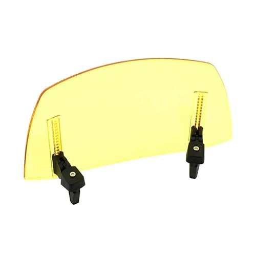 Windschutzscheibe Motorräder Universal Motorrad Frontscheibe Spoiler Motorrad Bildschirm Erweiterte 7x11,5 Zoll Zubehör Roller Windschutzscheibe von CJHGD