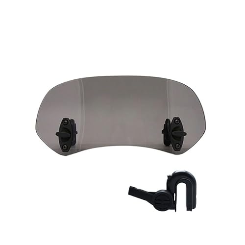 Windschutzscheibe Motorräder Universal Motorrad Windschutzscheibe Verlängerung Einstellbare Spoiler Clamp-On Windschutzscheibe Für X-ADV Für Für Forza 125 NC700 SX VFR 1200/F von CJHGD