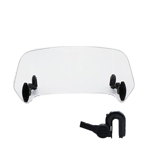 Windschutzscheibe Motorräder Universal Motorrad Windschutzscheibe Verlängerung Einstellbare Spoiler Clamp-On Windschutzscheibe Für X-ADV Für Für Forza 125 NC700 SX VFR 1200/F von CJHGD