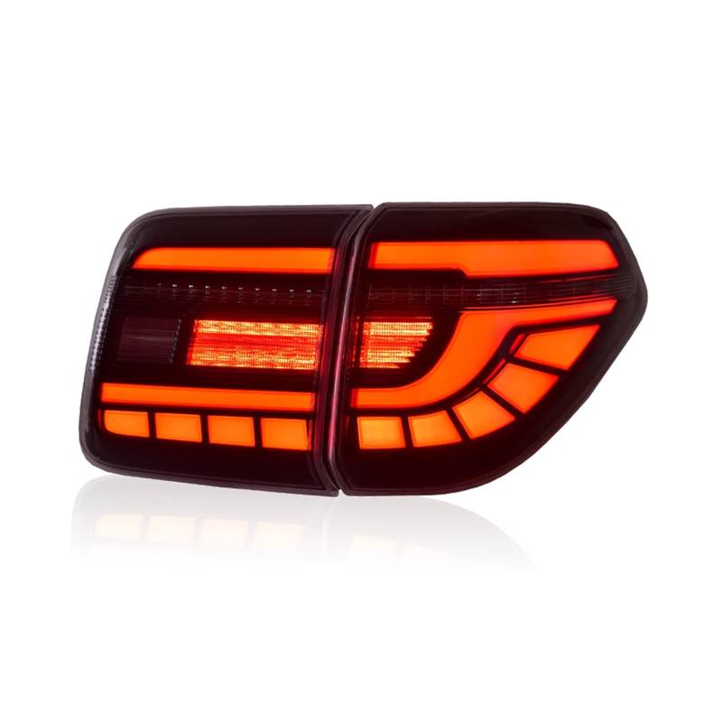 CJMPZKVRY Rücklicht Gruppe Kompatibel mit Nissan Patrol Y62 2012-2018 Nissan Armada LED Lauflicht Sequentielle Blinker LED Bremslicht von CJMPZKVRY