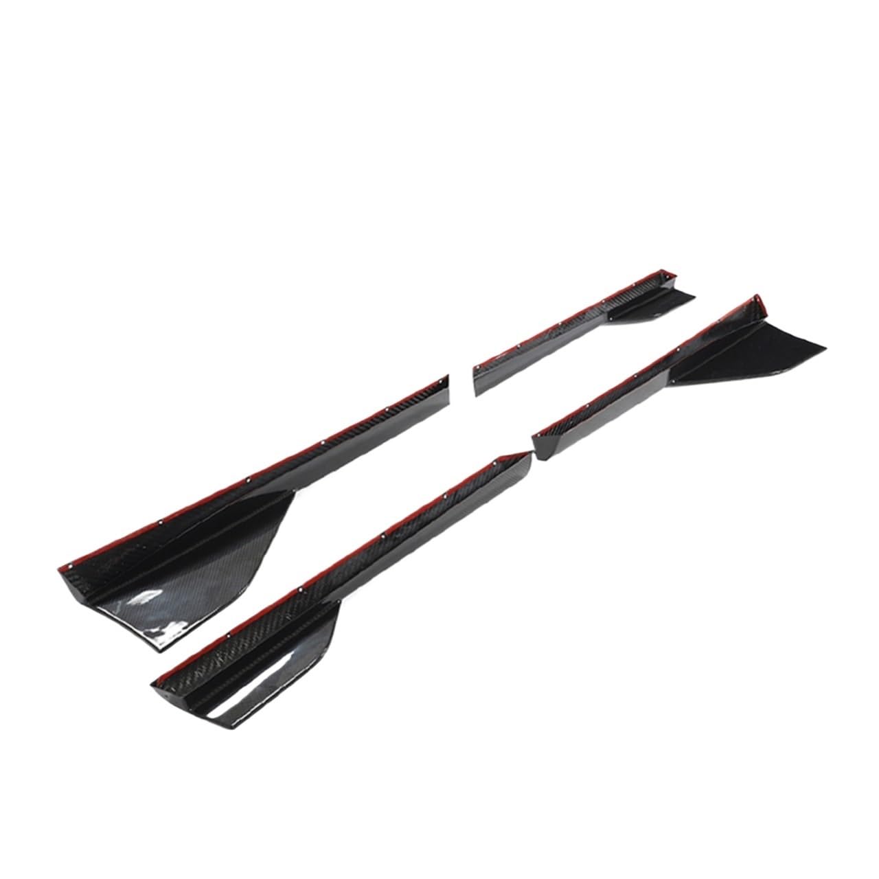 Dry Carbon Fiber Side Skirts Splitters Body Kits Compatible With Mclaren 570 2015-2019 Body Kits Side Door Bumper Skirts Extension Lip von CJMPZKVRY