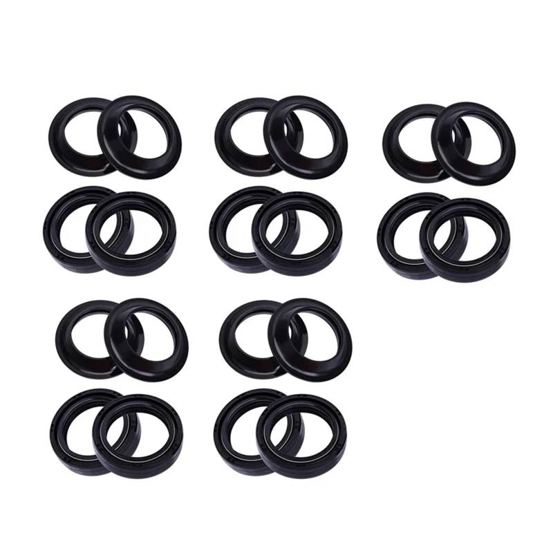 35x48x11 35 * 48 Motorrad Zubehör Gabel Dämpfer Öl Dichtung 35 48 Staub Abdeckung for 50 DRD 2004 50 X RENNEN(10pc seal 10pc cover) von CJNQQJWS