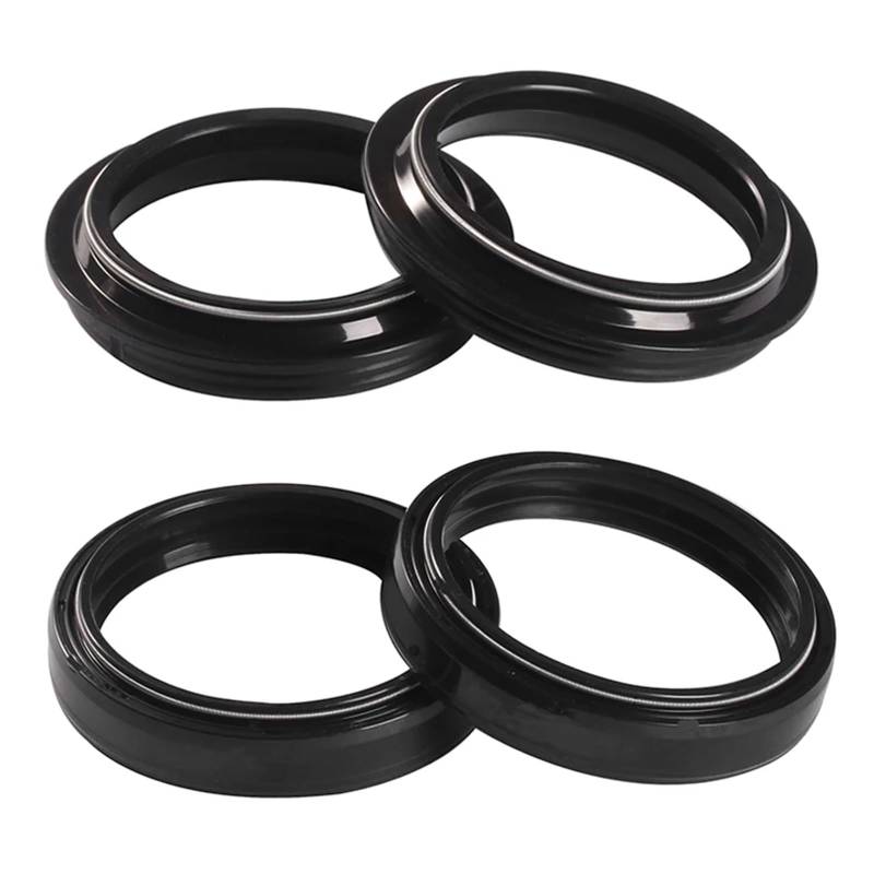 41x53x8 Gabel Öl Dichtung & Staub Abdeckung for FZ09 FZ07 MT07 09 YZFR1 YZF R6 R3 600R 750R SP FZR750R FZR1000 YP400(2pcs oil 2pcs dust) von CJNQQJWS