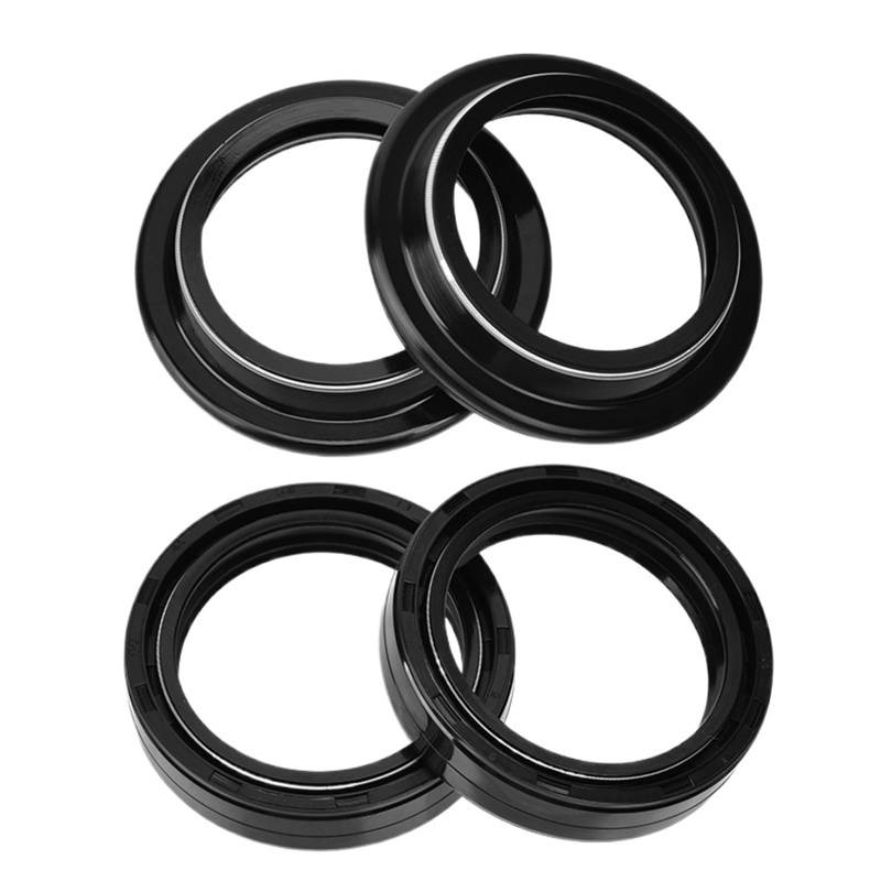 41x54x11 Gabel Öl Dichtung 41 54 Staub Öl for CB400F CBR500R XR250L XR500R xr500 CB599 CB600 CB600F 599 GL1500 CB1100(2 pcs oil 2 pcs dust) von CJNQQJWS