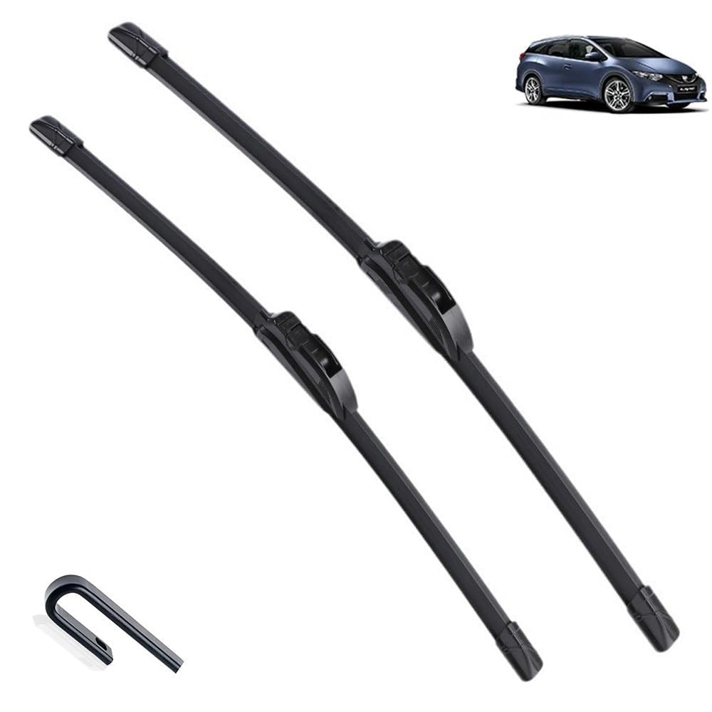 Scheibenwischer Ersatz Gummi für Civic 9 Hatchback Tourer 2012-2016 2013 2014 26"18",Ersatz-Scheibenwischer Frontscheibe von CJYCJY