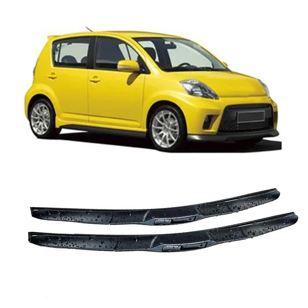 Scheibenwischer Ersatz Gummi für Daihatsu Sirion MK2 2005-2012 20"+16",Ersatz-Scheibenwischer Frontscheibe von CJYCJY