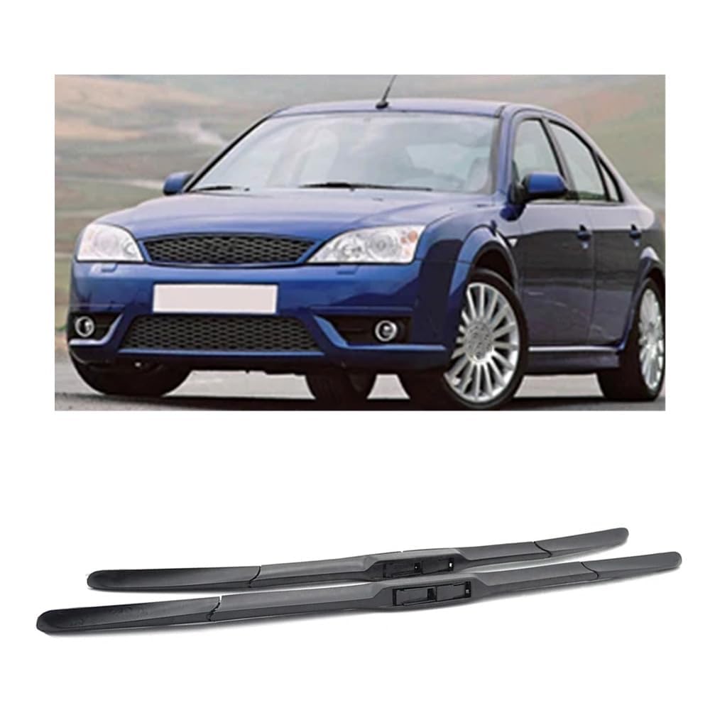 Scheibenwischer Ersatz Gummi für Ford Mondeo MK3 2001-2007 22"+20",Ersatz-Scheibenwischer Frontscheibe von CJYCJY