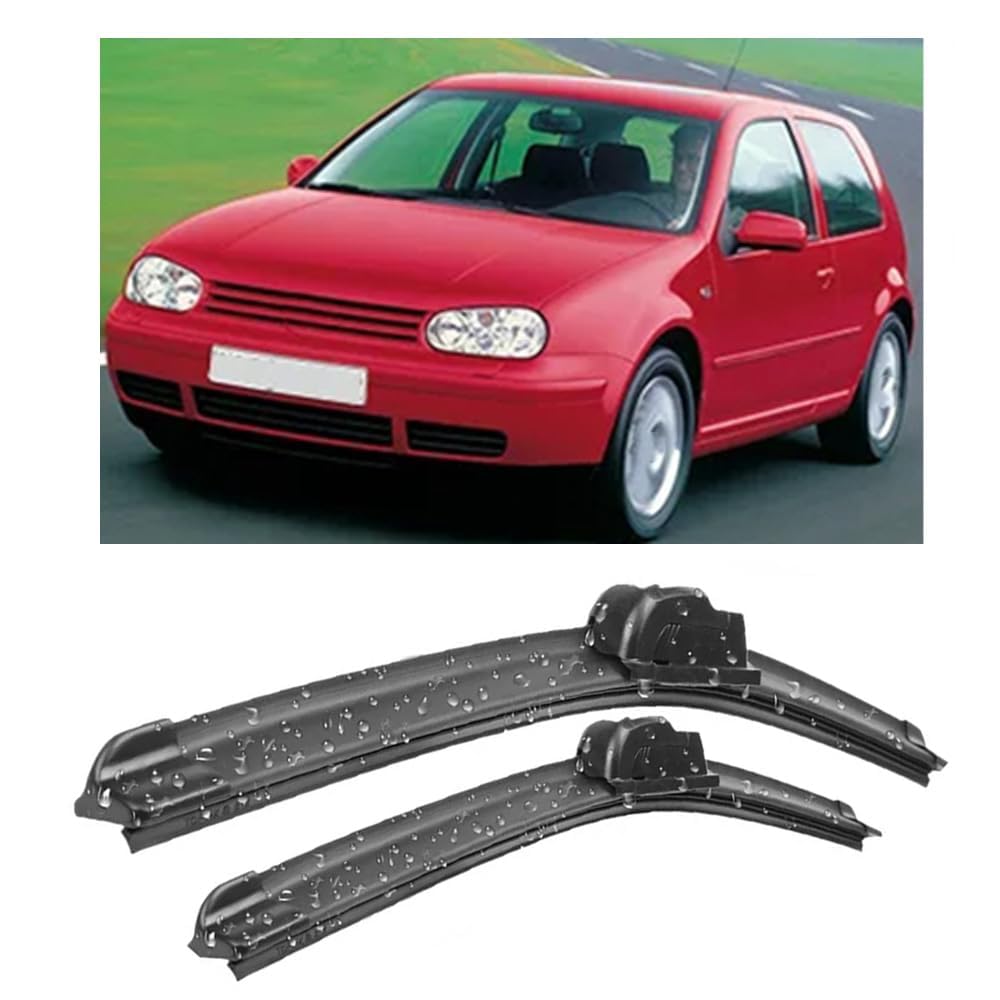 Scheibenwischer Ersatz Gummi für Golf Mk4 1997-2004 21"+19",Ersatz-Scheibenwischer Frontscheibe von CJYCJY