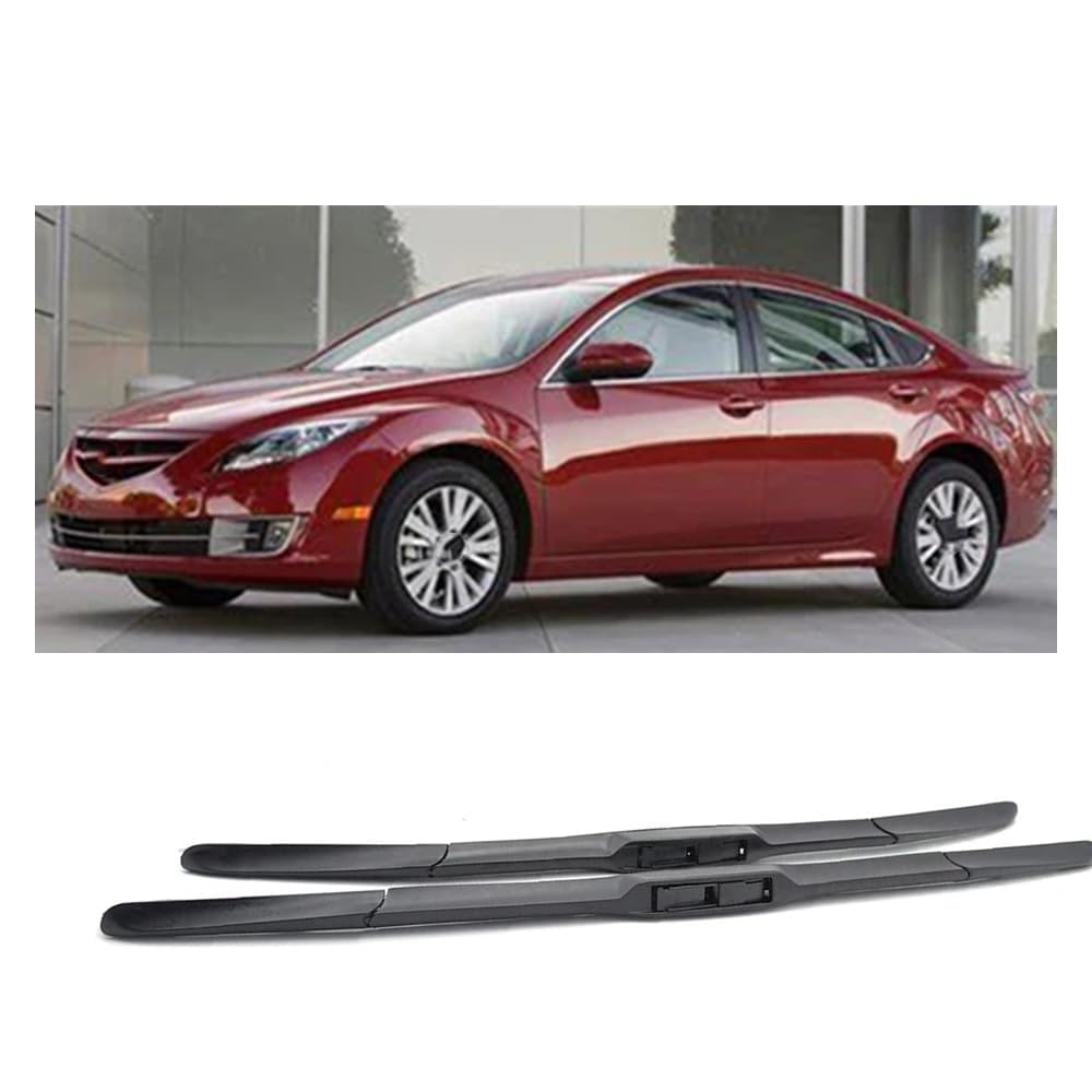 Scheibenwischer Ersatz Gummi für Mazda 6 GH1 MK2 2007-2012 24"+16",Ersatz-Scheibenwischer Frontscheibe von CJYCJY