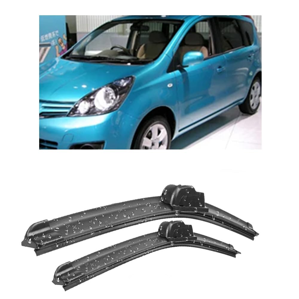 Scheibenwischer Ersatz Gummi für Nissan Note 2006-2013 24"+14",Ersatz-Scheibenwischer Frontscheibe von CJYCJY