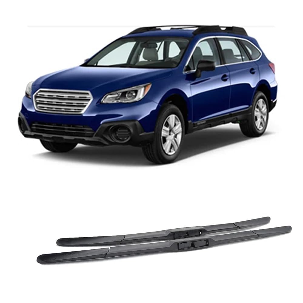 Scheibenwischer Ersatz Gummi für Subaru Outback MK5 2014-2019 26"+17",Ersatz-Scheibenwischer Frontscheibe von CJYCJY