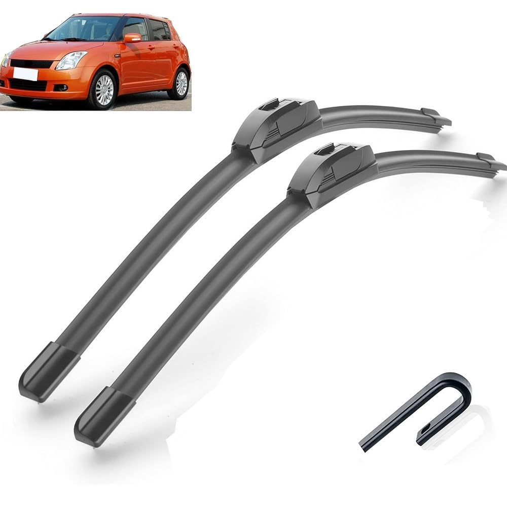 Scheibenwischer Ersatz Gummi für Suzuki Swift Hatchback 2004 – 2010 21"+18",Ersatz-Scheibenwischer Frontscheibe von CJYCJY