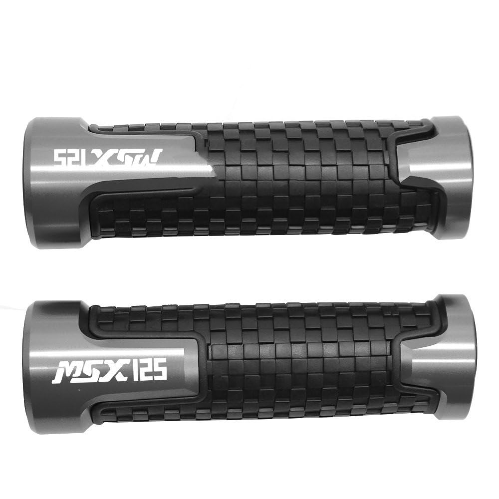 CKFDJRNAE Motorrad 7/8" 22mm Lenkergriffe Für H&ONDA MSX125/GROM 2014-2017 2015 2016 MSX 125 7/8 "22mm Motorrad Rennrad Anti-Slip Griff Bar Grip Lenker Handgriffe(144) von CKFDJRNAE