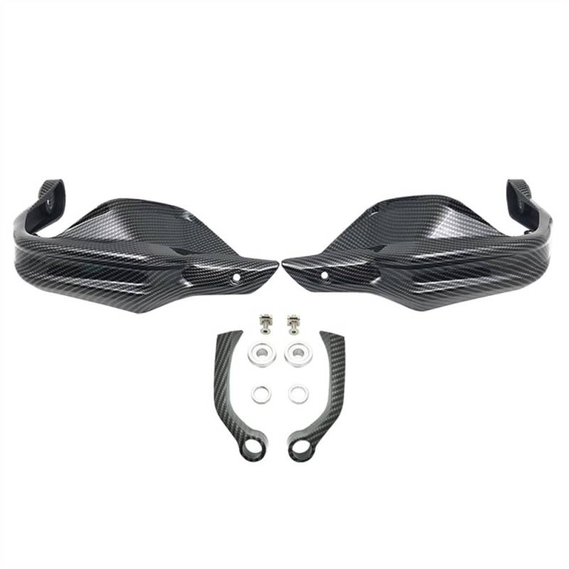 CKFDJRNAE Motorrad Handschützer Für B&MW F850GS F750GS F850GS ABENTEUER 2018 2019 2020 2021 2022 2023 Motorrad Handschutz Hand Schild Schutz Windschutzscheibe(Carbon13) von CKFDJRNAE