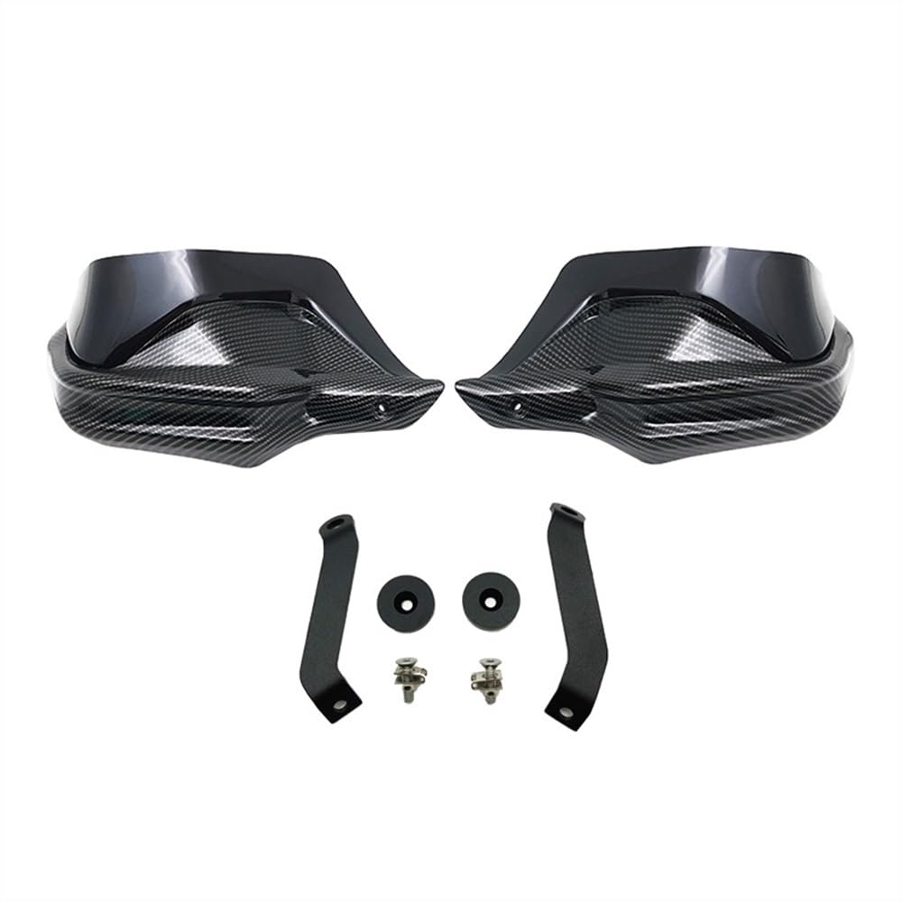 CKFDJRNAE Motorrad Handschützer Für H&ONDA NC750X DCT NC750S NC700X NC 750X2013-2023 Motorrad Carbon Handprotektoren Schild Guards Windschutzscheibe Hand Wind Schutz(Black20) von CKFDJRNAE