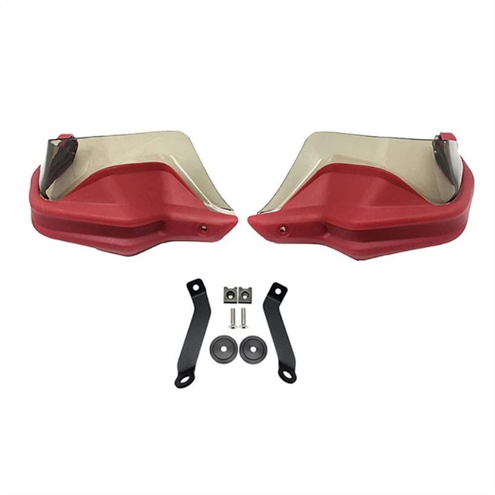 CKFDJRNAE Motorrad Handschützer Für H&ONDA NC750X DCT NC750S NC700X NC 750X2013-2023 Motorrad Handprotektoren Schild Guards Windschutzscheibe Hand Wind Schutz(Red10) von CKFDJRNAE