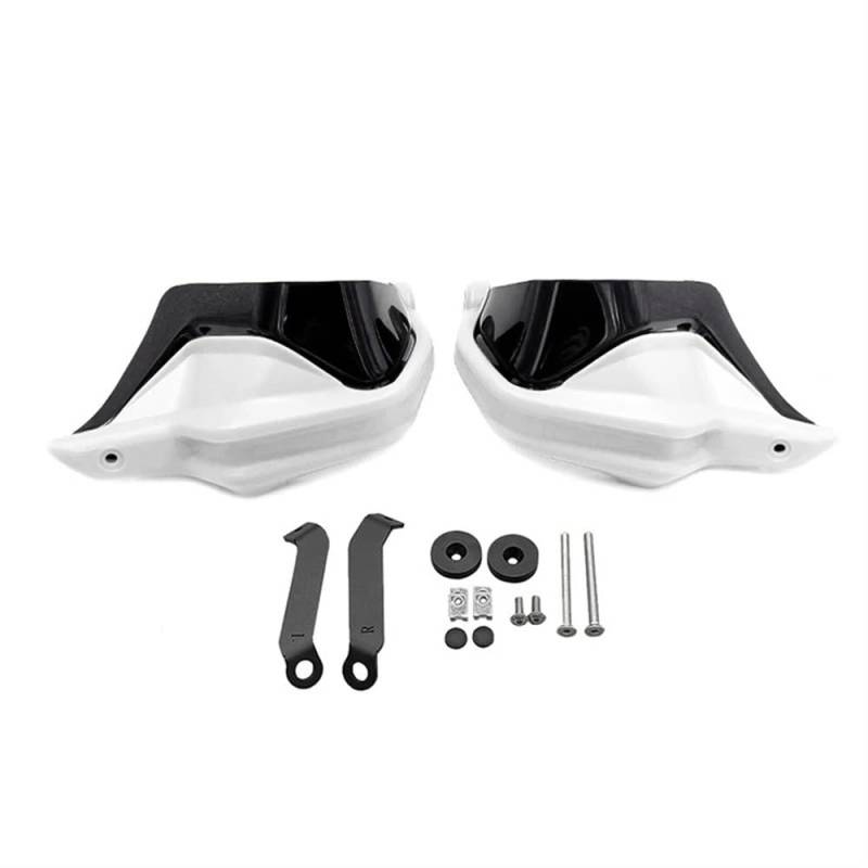 CKFDJRNAE Motorrad Handschützer Motorrad-Handschützer, Motorrad-Zubehör, Lenker-Handschützer, Protektoren, Passend Für Ho&nda NC700X NC 750X DCT 2013–2021(White - A) von CKFDJRNAE