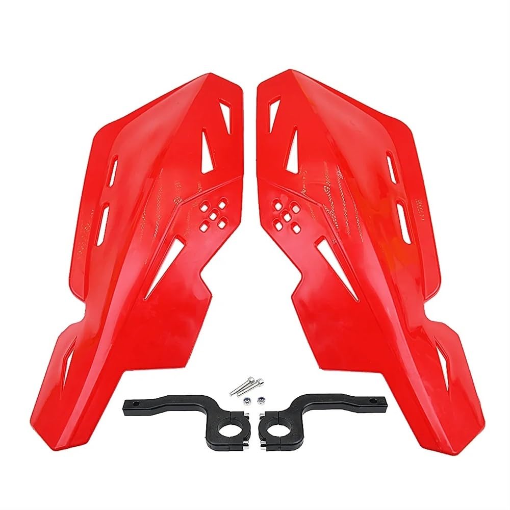 CKFDJRNAE Motorrad Handschützer Motorrad Handschutz Lenkerschutz Für H&ONDA CRF Für Y&AMAHA Für KA&WA&SAKI Für Suzuki(Red) von CKFDJRNAE