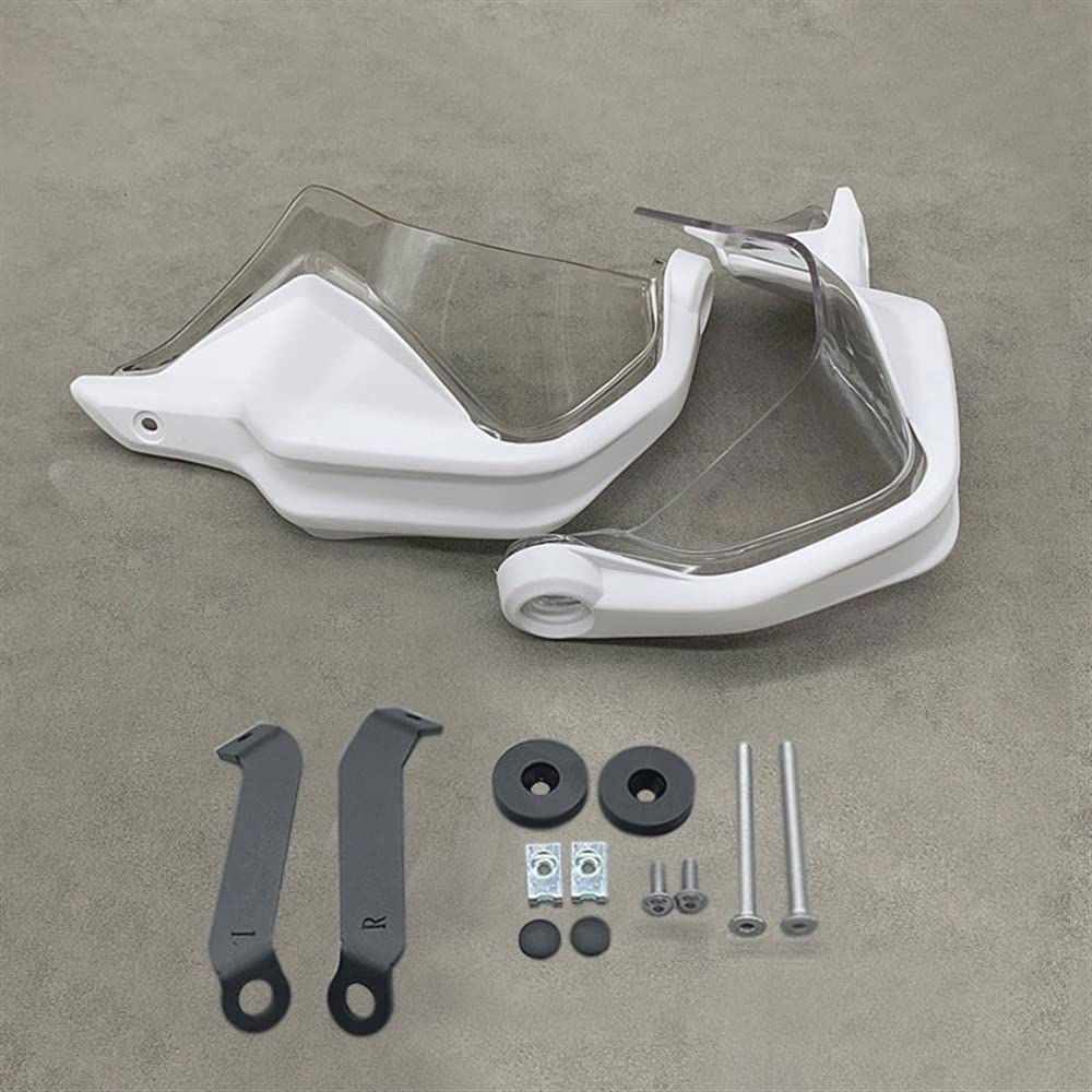 CKFDJRNAE Motorrad Handschützer Motorrad Zubehör Hand Guards Bremse Kupplung Hebel Handschutz Schild Für H&ONDA CB650R CB 650 R 2019 20202 2021(White27) von CKFDJRNAE