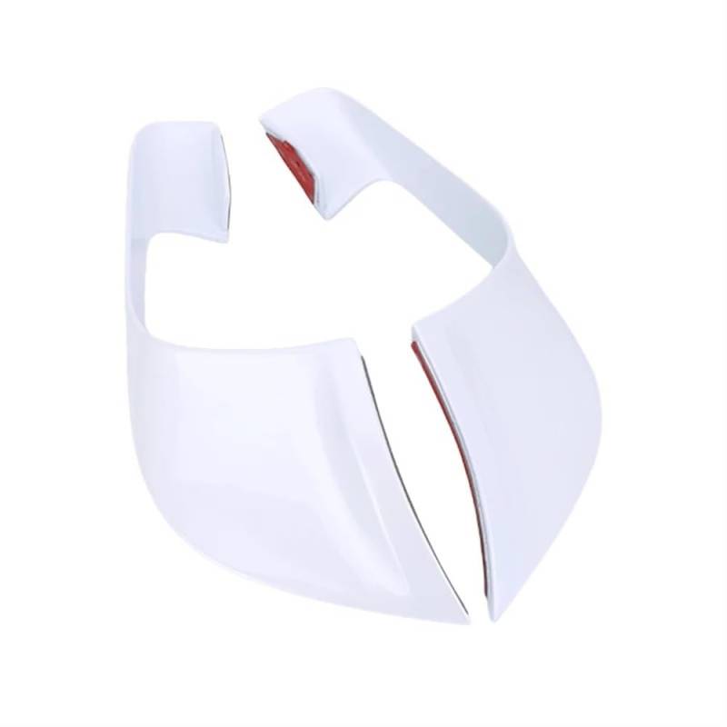 Motorrad Fixed Winglet 1 Paar Feste Wind Flügel Motorrad Flügel Aerodynamische Verkleidung Für YZF R7 2021 2022 2023(Pearl white) von CKFDJRNAE