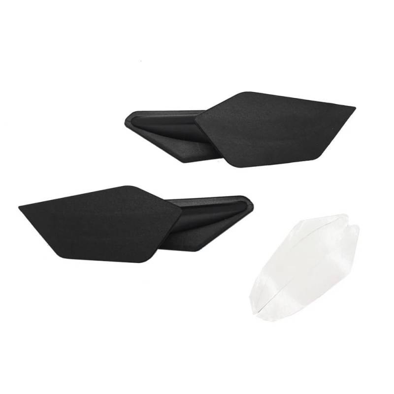 Motorrad Fixed Winglet 1 Paar Universal Motorrad Aerodynamische Winglets Spoiler Dynamischer Flügel Mit(3) von CKFDJRNAE