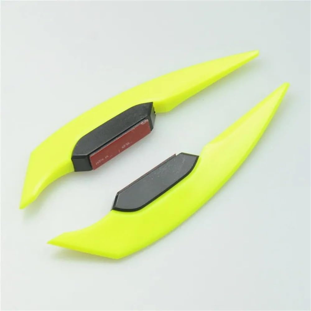 Motorrad Fixed Winglet 2 Stücke Universal Motorrad Winglet Aerodynamische Spoiler Flügel Seitenspoiler Motorrad Außen Styling Dekoration Zubehör(0) von CKFDJRNAE