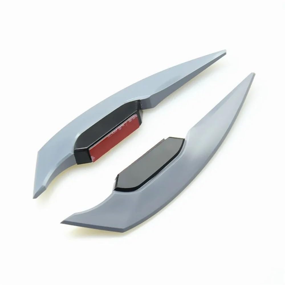 Motorrad Fixed Winglet 2 Stücke Universal Motorrad Winglet Aerodynamische Spoiler Flügel Seitenspoiler Motorrad Außen Styling Dekoration Zubehör(6) von CKFDJRNAE