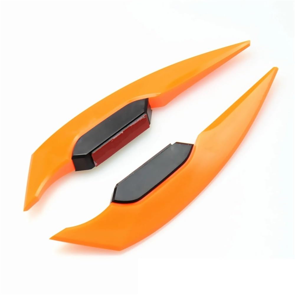 Motorrad Fixed Winglet 2 Stücke Universal Motorrad Winglet Aerodynamische Spoiler Flügel Seitenspoiler Motorrad Außen Styling Dekoration Zubehör(8) von CKFDJRNAE