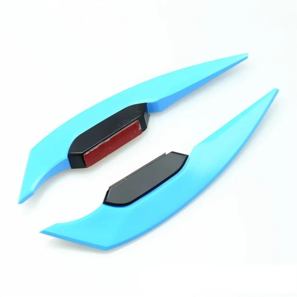 Motorrad Fixed Winglet 2 Stücke Universal Motorrad Winglet Aerodynamische Spoiler Flügel Seitenspoiler Motorrad Außen Styling Dekoration Zubehör(9) von CKFDJRNAE