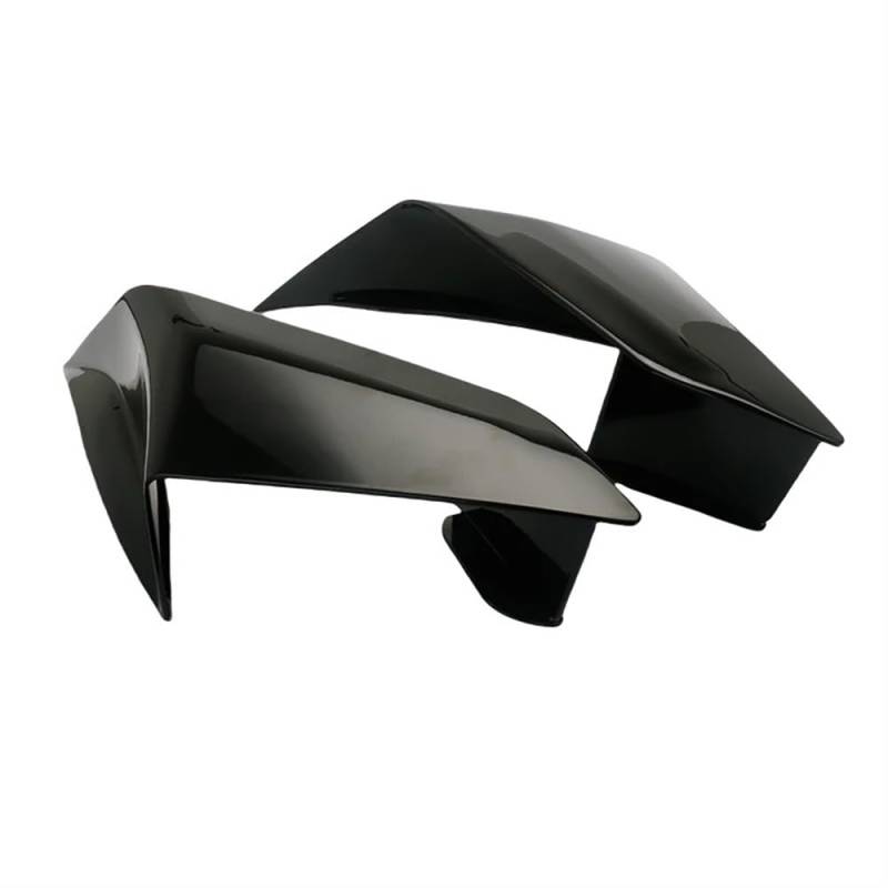 Motorrad Fixed Winglet Motorrad Flügel Vorne Aerodynamische Spoiler Winglet Für ZX-25R ZX-4R ZX-4RR 2019-2024(Glossy black) von CKFDJRNAE