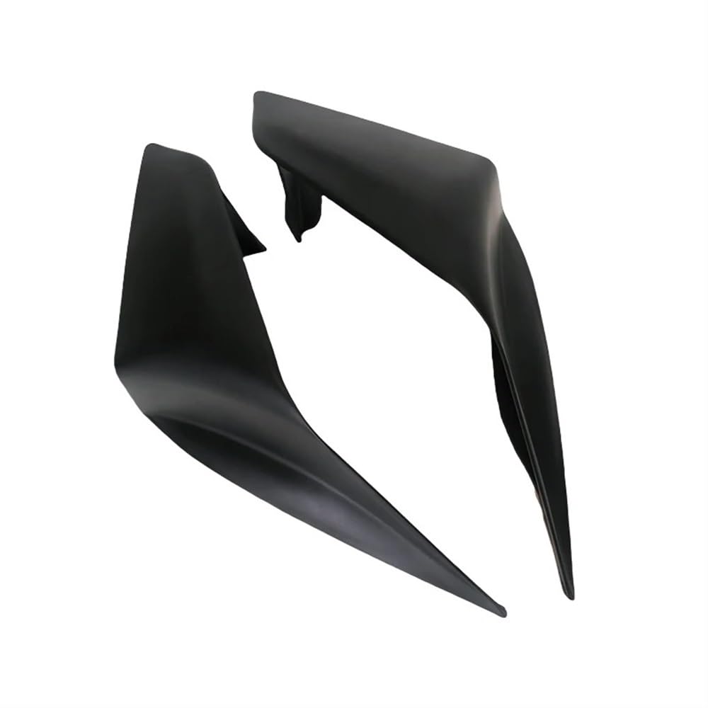 Motorrad Fixed Winglet Motorrad Flügel Vorne Aerodynamische Spoiler Winglet Für ZX-25R ZX-4R ZX-4RR 2019-2024(Matte Black) von CKFDJRNAE