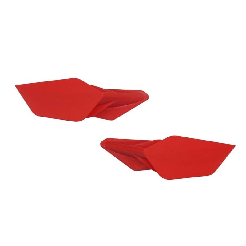 Motorrad Fixed Winglet Motorrad GP Winglets Kits Aerodynamischer Flügelspoiler Universelle Modifikation Motorradzubehör(3) von CKFDJRNAE