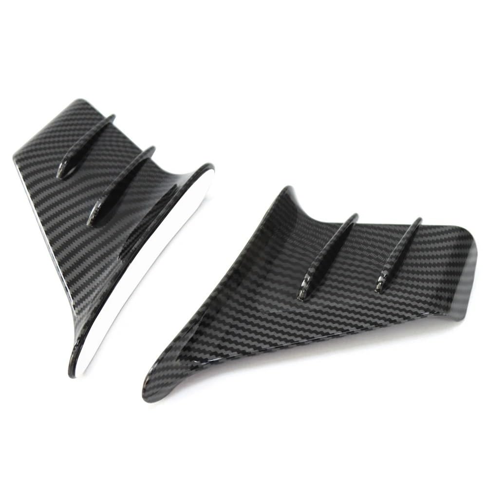 Motorrad Fixed Winglet Motorrad Universal Seite Winglet Aerodynamische Flügel Spoiler Für Tracer 9 GT Tenere 700 FZ1 FZ6(Carbon color) von CKFDJRNAE