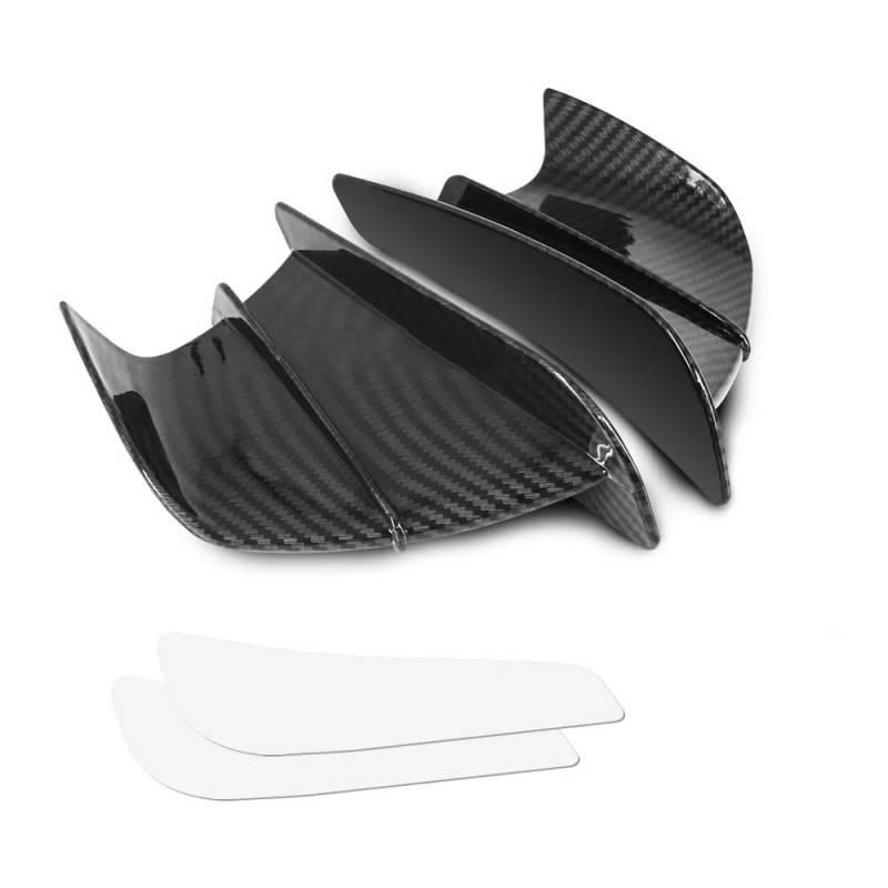 Motorrad Fixed Winglet Motorrad Verkleidung Seite Winglet Aerodynamische Flügel Deflektor Spoiler Für S1000RR M1000RR HP4 HP2 R1200RS R1250RS K1300S R1100S(2) von CKFDJRNAE