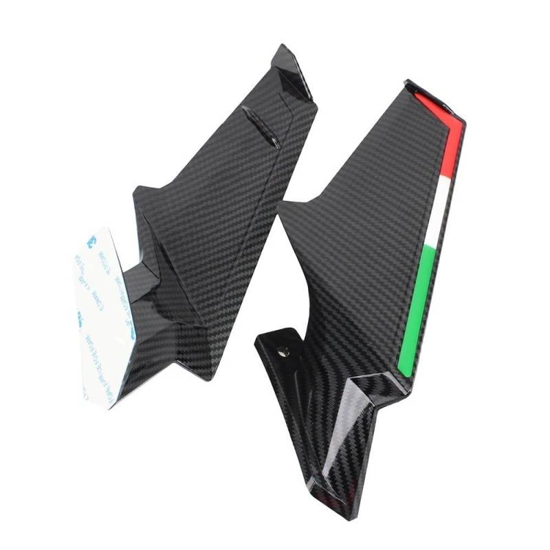 Motorrad Fixed Winglet Motorrad Wind Flügel Flow Front Verkleidung Seite Spoiler Winglets Für Suzuki Hayabusa GSXR1300 B-KING TL1000S TL1000R SV1000 SV1000S(3) von CKFDJRNAE