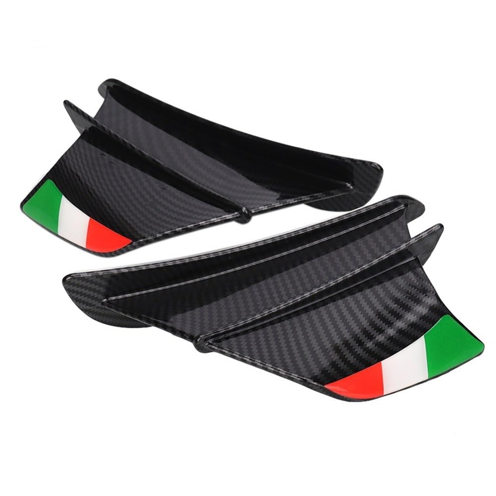 Motorrad Fixed Winglet Motorrad Winglet Aerodynamische Flügel Kit Für HP2 SPORT ENDURO Megamoto S1000RR S1000R S1000XR G310GS G310R Verkleidungen Zubehör(Style5) von CKFDJRNAE