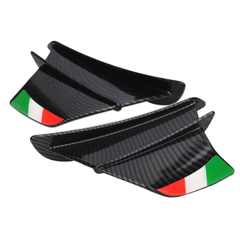 Motorrad Fixed Winglet Motorrad Winglet Aerodynamische Flügel Kit Spoiler Für 899 959 1198 1198S 1199 1299 Panigale V4 V4S V4R V2 Supersport S(5) von CKFDJRNAE