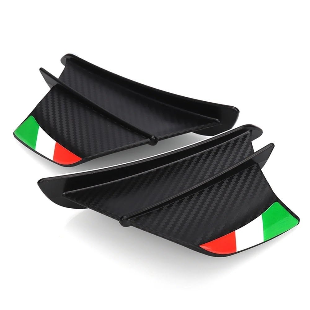 Motorrad Fixed Winglet Motorrad Winglet Aerodynamische Flügel Kit Spoiler Für 899 959 1198 1198S 1199 1299 Panigale V4 V4S V4R V2 Supersport S(6) von CKFDJRNAE