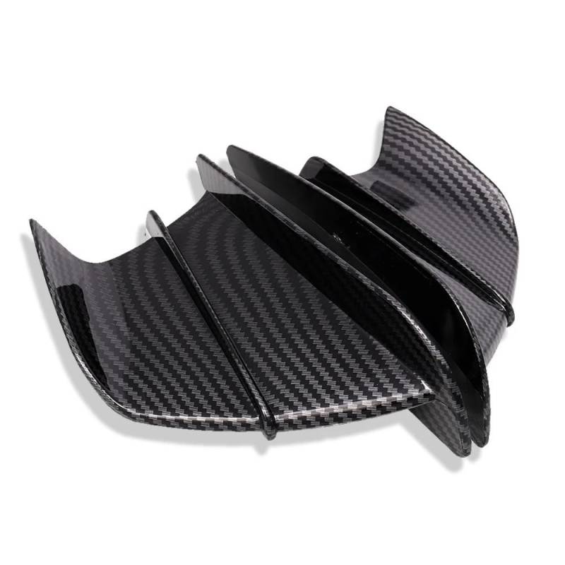 Motorrad Fixed Winglet Motorrad Winglet Aerodynamische Seite Flügel Fin Spoiler Für YZF R1 R6 R25 Für Ninja H2 H2R Für S1000RR Für H2 ABS(99) von CKFDJRNAE