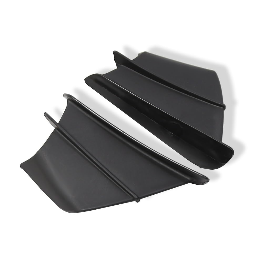 Motorrad Fixed Winglet Motorrad Winglet Aerodynamischer Wing Kit Spoiler Für Ninja H2 H2R(Black 4) von CKFDJRNAE