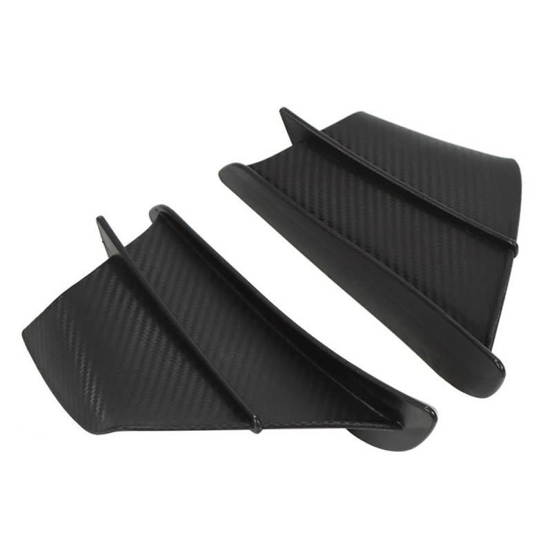 Motorrad Fixed Winglet Motorrad Winglet Aerodynamischer Wing Kit Spoiler Für Ninja H2 H2R(Matte Fiber Look) von CKFDJRNAE