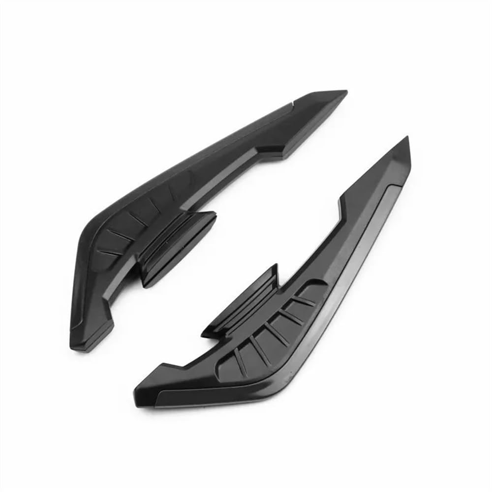 Motorrad Fixed Winglet Motorrad Winglet Universal Aerodynamische Spoiler Flügel Aufkleber Dekoration(Black) von CKFDJRNAE