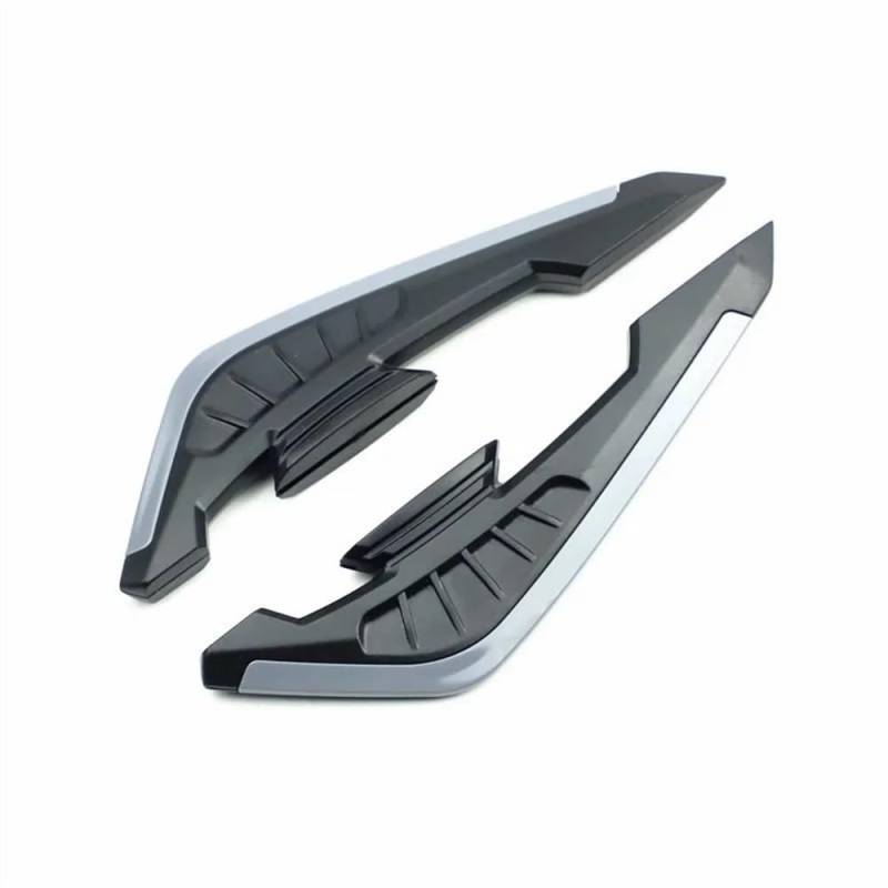 Motorrad Fixed Winglet Motorrad Winglet Universal Aerodynamische Spoiler Flügel Aufkleber Dekoration(Gray) von CKFDJRNAE