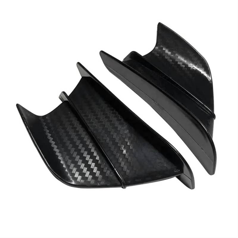 Motorrad Fixed Winglet Motorradzubehör Winglet Aerodynamisches Seitenflügel-Kit Flossenspoiler Für Suzuki GS500 GS500E GS500F GS 500 SV 1000 GN125(99) von CKFDJRNAE